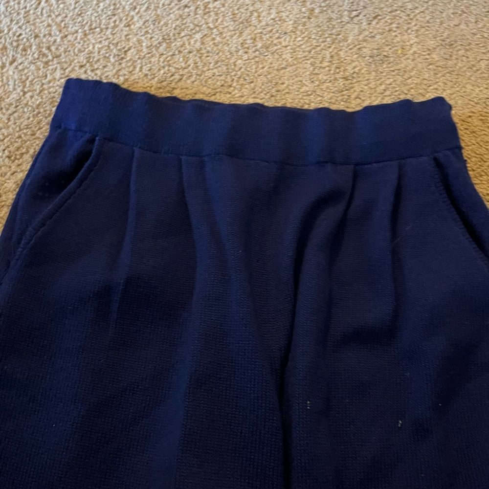 PRICE DROP! Pre-loved St. John vintage royal blue stirrup pants, size 10 - Picture 7 of 9